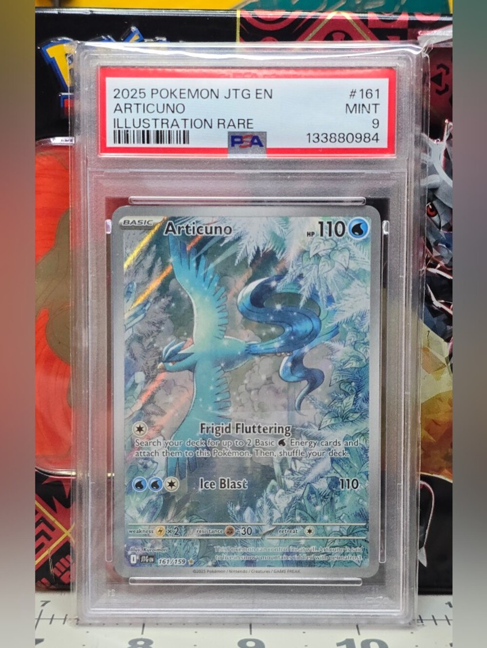 Articuno Illustration Rare PSA 9 2025 Pokemon